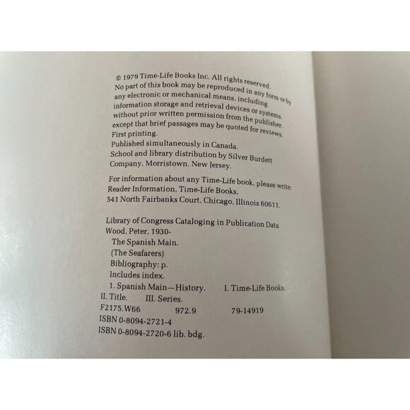 Vintage Time Life Seafarers - The Spanish Main  Coffee Table Hardcover Book 1979 - Picture 4 of 14